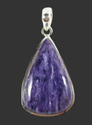 Charoite Drop Pendant | Crystal Jewellery | Crystal Pendants