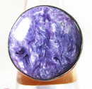 Charoite Ring (Size N/M) | Crystal Jewellery | Gemstone Rings