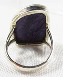 Charoite Ring (Size P) | Crystal Jewellery | Gemstone Rings