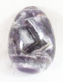 Chevron Amethyst Egg - 1