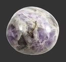 Chevron Amethyst Palm Pebble | Cut & Polished Crystals | Polished Crystal Palm Stones