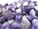 Chevron Amethyst Healing Crystal Small Tumble Stones(x3) | Cut & Polished Crystals | Polished Crystal Tumble Stones