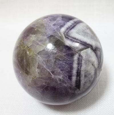 Chevron Amethyst Sphere Crystal Carvings > Polished Crystal Spheres