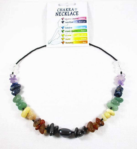 Chunky Chakra Necklace Crystal Jewellery > Crystal Necklaces