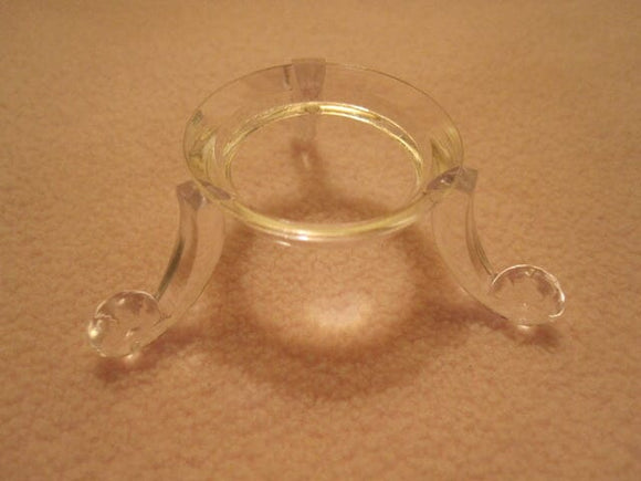 Clear Egg/Sphere Stand | Crystal Carvings | Polished Crystal Spheres