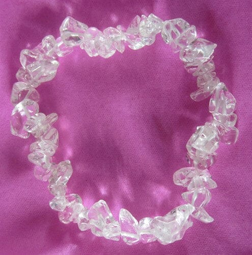 Clear Quartz Chip Bracelet | Crystal Jewellery | Gemstone Bracelets