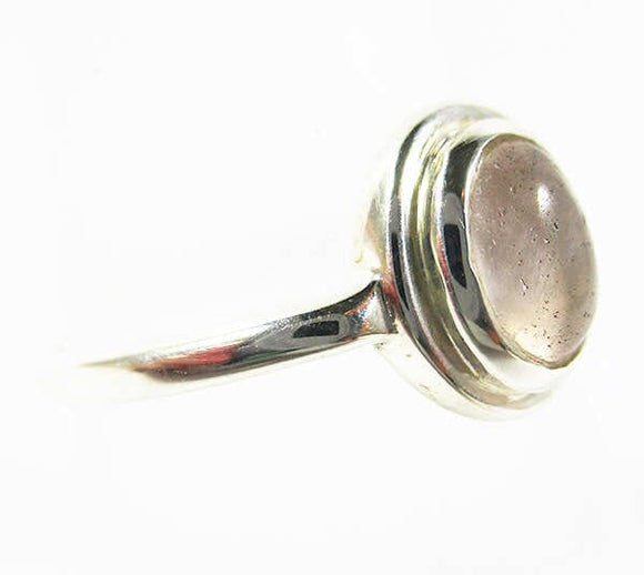 Clear Quartz Dainty Ring (Size N) | Crystal Jewellery | Gemstone Rings