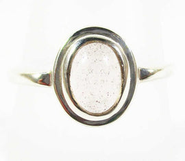 Clear Quartz Dainty Ring (Size N) | Crystal Jewellery | Gemstone Rings