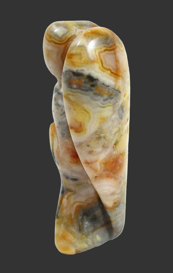 Crazy Lace Agate Angel (Large) | Crystal Carvings | Crystal Angels