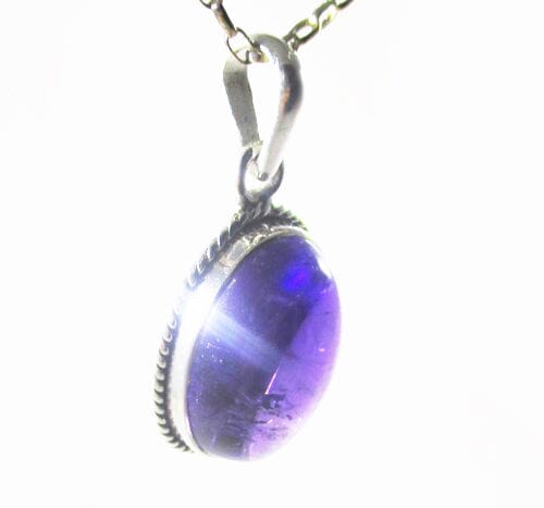 Dainty Amethyst Healing Crystal Pendant (Smallish) | Crystal Jewellery | Crystal Pendants