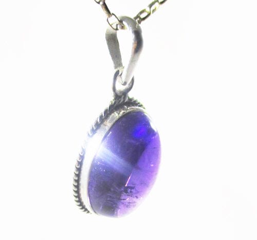 Dainty Amethyst Pendant (Smallish) - Crystal Jewellery > Crystal Pendants