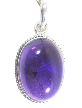 Dainty Amethyst Healing Crystal Pendant (Smallish) | Crystal Jewellery | Crystal Pendants
