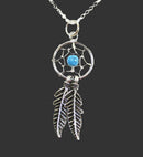 Dainty Dream Catcher Silver Pendant (Sm) | Crystal Jewellery | Crystal Pendants