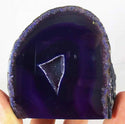 Dark Purple Agate Standing Geode - 3