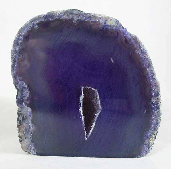 Dark Purple Agate Standing Geode - 1