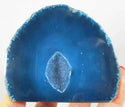 Deep Turquoise Standing Agate Geode - 2