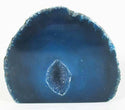 Deep Turquoise Standing Agate Geode - 1