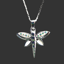 Dragonfly Pendant (Smallish) | Crystal Jewellery | Crystal Pendants