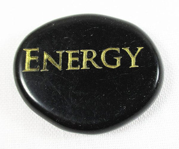 Energy Black Obsidian Thumb Stone | Cut & Polished Crystals | Polished Crystal Thumb Stones