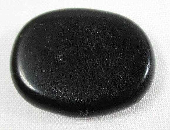 Energy Black Obsidian Thumb Stone | Cut & Polished Crystals | Polished Crystal Thumb Stones