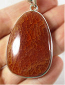 Fire Agate Pendant | Crystal Jewellery | Crystal Pendants