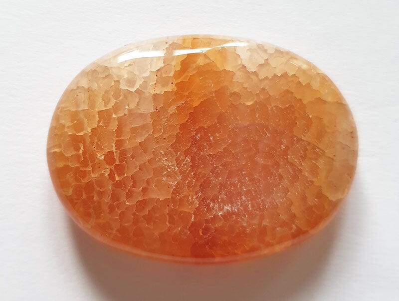 Fire Agate Thumb Stone Cut & Polished Crystals > Polished Crystal Thumb Stones