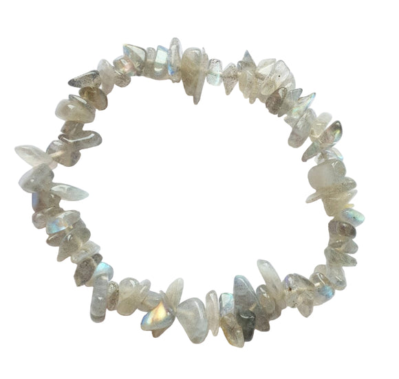 Flash Labradorite Crystal Chip Bracelet | Crystal Jewellery | Gemstone Bracelets