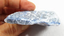 Flat Blue Quartz Rough Crystal Chunk | Natural Crystals | Raw Crystal Chunks