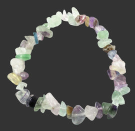 Fluorite Chip Bracelet | Crystal Jewellery | Gemstone Bracelets