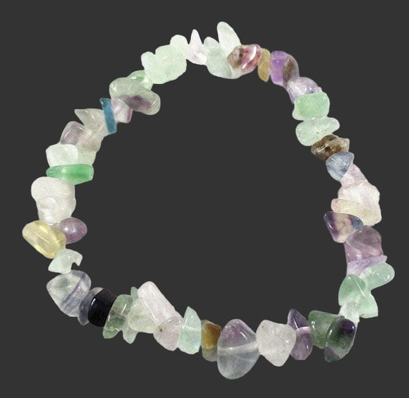 Fluorite Chip Bracelet | Crystal Jewellery | Gemstone Bracelets