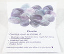 Fluorite Healing Crystals Properties Card Only | Books & Greeting Cards