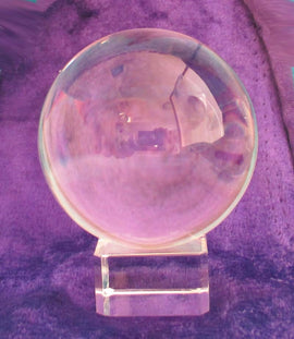 Glass Crystal Ball 6cm | Crystal Carvings | Polished Crystal Spheres