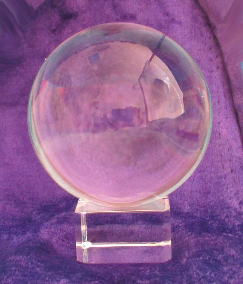 Glass Crystal Ball 6cm - Crystal Carvings > Polished Crystal Spheres