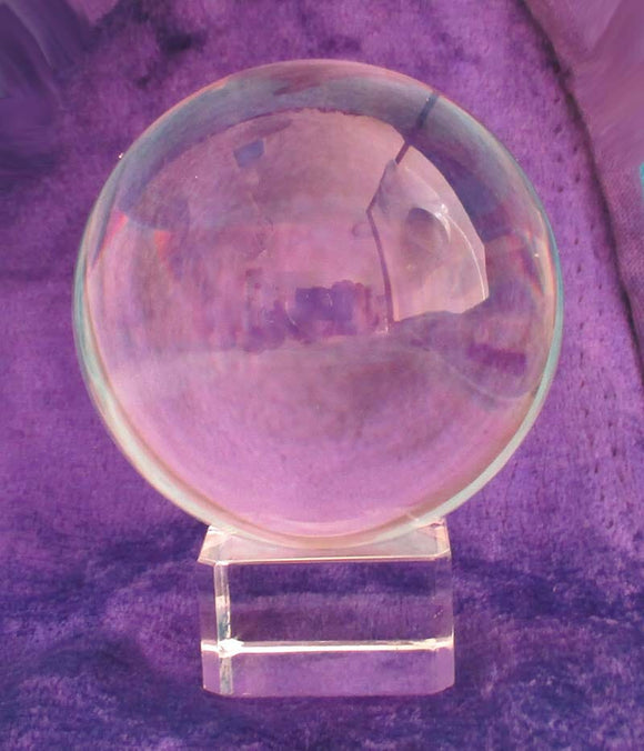 Glass Crystal Ball 6cm | Crystal Carvings | Polished Crystal Spheres