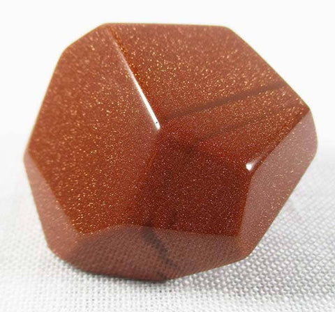 Goldstone Faceted Freeform REDUCED Others > Reduced to clear