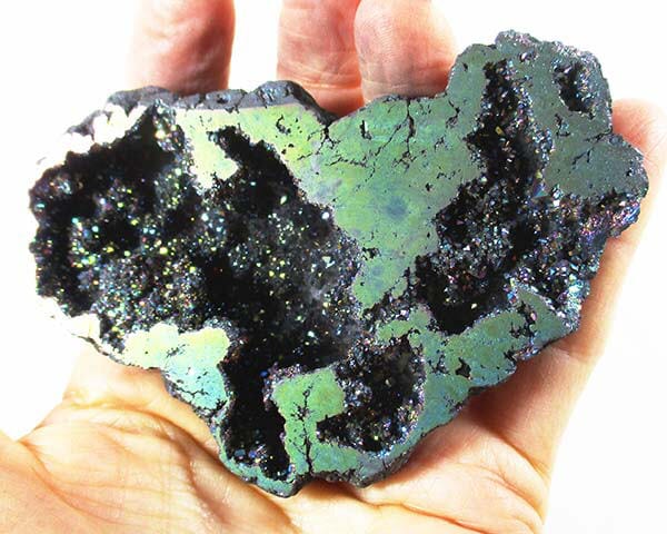 Green Aura Quartz Geode - 1