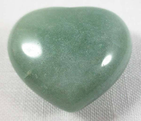 Green Aventurine Heart Crystal Carvings > Polished Crystal Hearts