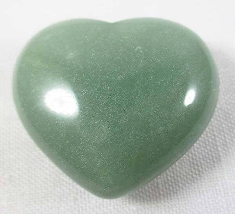 Green Aventurine Heart Crystal Carvings > Polished Crystal Hearts
