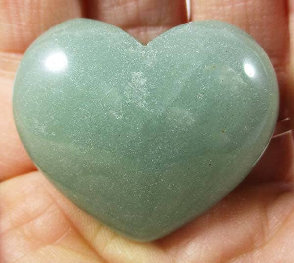 Green Aventurine Heart - Crystal Carvings > Polished Crystal Hearts
