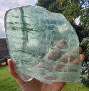 Green Fluorite Slice Large - 5