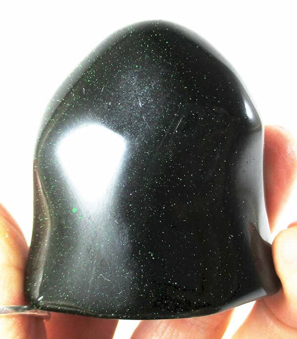 Green Goldstone Freeform | Cut & Polished Crystals | Polished Freeform Crystals
