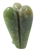 Green Jasper Guardian Angel (Small) | Crystal Carvings | Crystal Angels