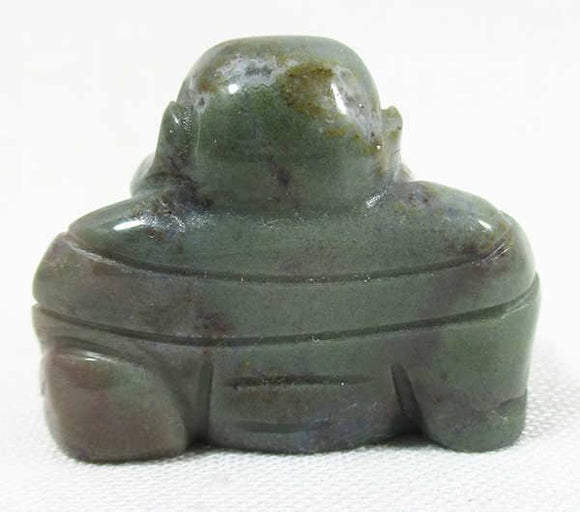 Green Jasper Stone Buddha (Small) | Crystal Carvings | Hand Carved Buddhas