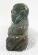 Green Jasper Stone Buddha (Small) | Crystal Carvings | Hand Carved Buddhas