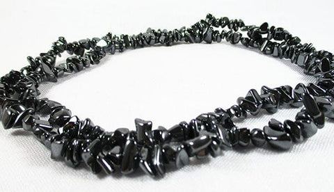 Haematite Chip Necklace Crystal Jewellery > Crystal Necklaces