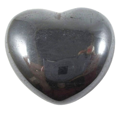 Haematite Heart | Crystal Carvings | Polished Crystal Hearts