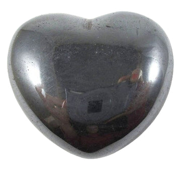 Haematite Heart | Crystal Carvings | Polished Crystal Hearts