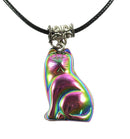 Haematite Aura Cat Necklace | Crystal Jewellery | Crystal Pendants