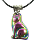 Haematite Aura Cat Necklace | Crystal Jewellery | Crystal Pendants