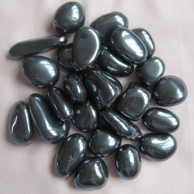 Haematite Healing Crystal Tumble Stones (x3) | Cut & Polished Crystals | Polished Crystal Tumble Stones